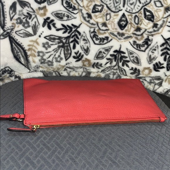 Michael Kors Red Wristlet with Gold Logo - Picture 6 of 9